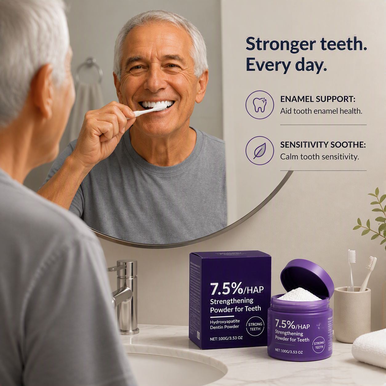 CrystalShield Teeth Cleaning Powder